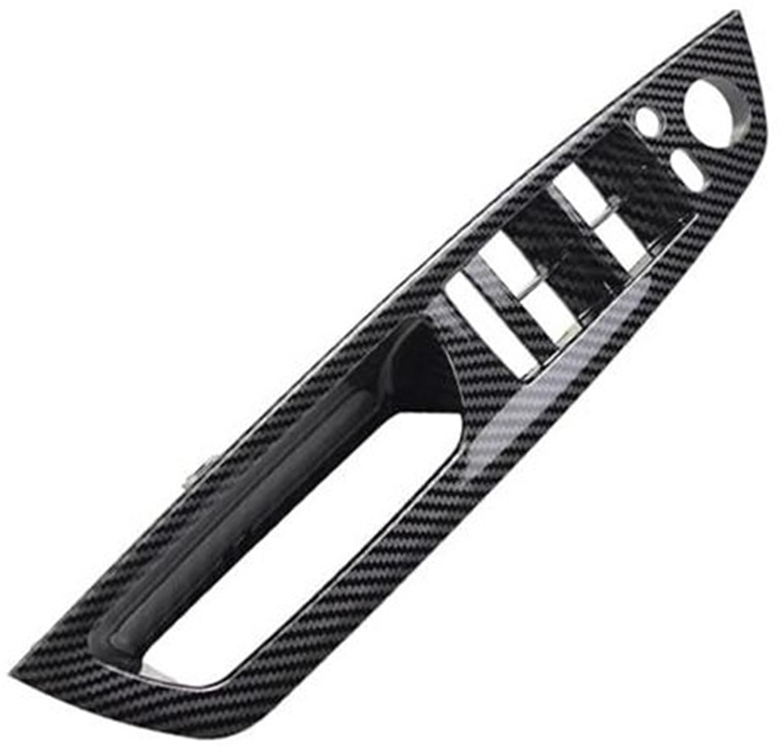 HUVNEXA Auto rechts Links Innentür Armlehne Panel Griff Pull Trim Halter Auto Innenzubehör, for, E70 X5 E71 E72 X6 SAV Türgriff für den Autoinnenraum(LHD-Carbon Fiber) von HUVNEXA