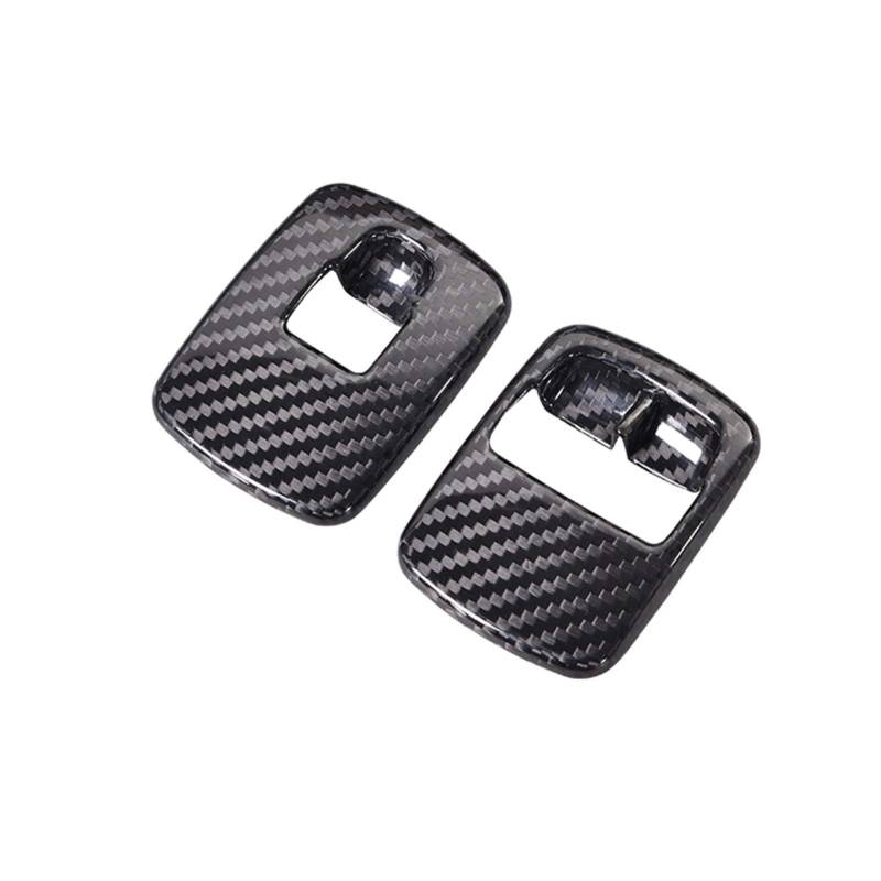 HUVNEXA Autofenster-Bedienfeld-Dekorationsabdeckung Kohlefaserschutz Styling-Zubehör, for Mercedes, for Smart, Fortwo Forfour 453 Lüftungsdüsen-Dekorleiste von HUVNEXA