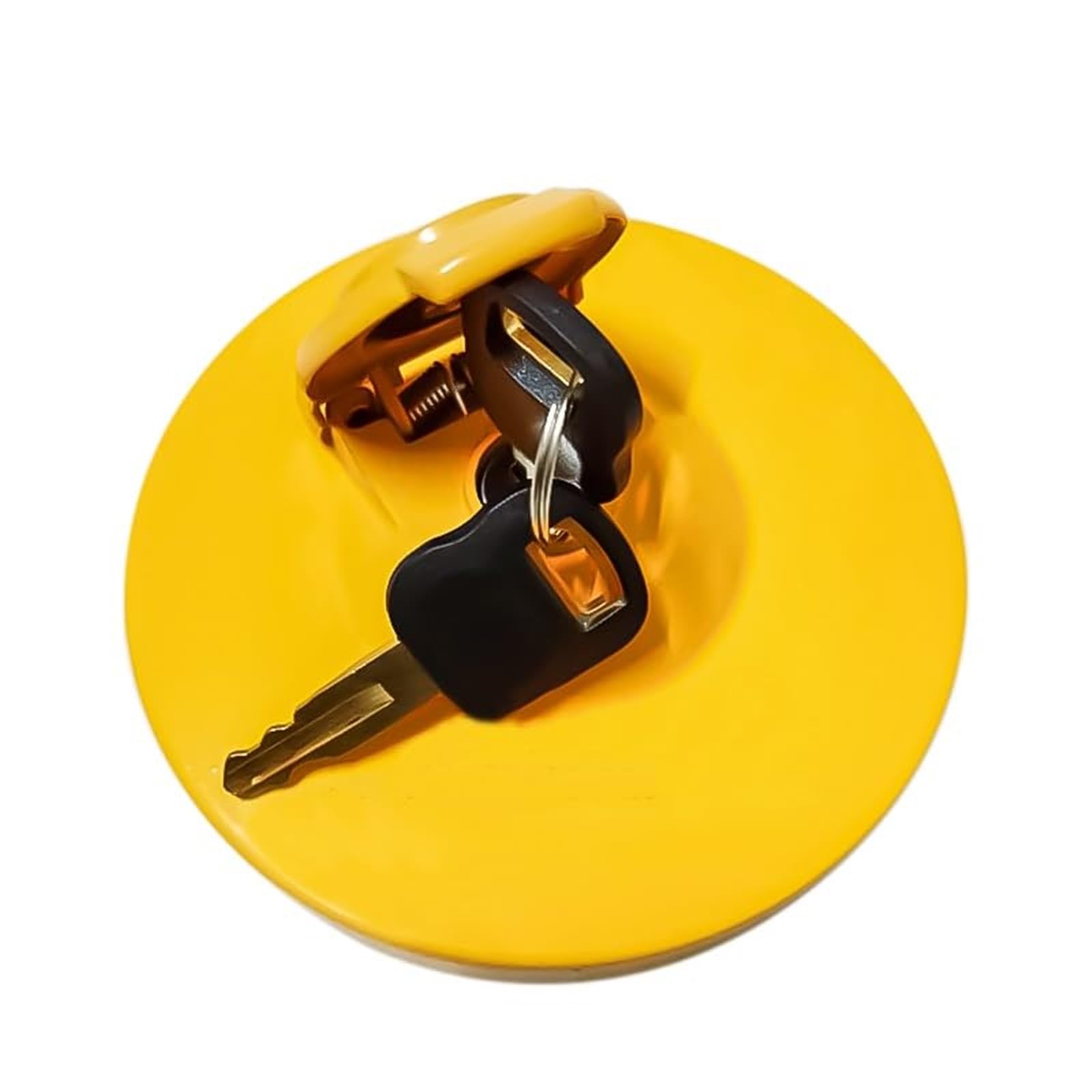 HUVNEXA Autoreparatur, for CATERPILLAR CAT 70B 305.5 200B 312 307 308 Öltankdeckel Baggerölkasten Baggerteile Reparaturteile (Ausgezeichnete Qualität) Diesel-Tankdeckel für Bagger(BLACK Excellent Qual von HUVNEXA