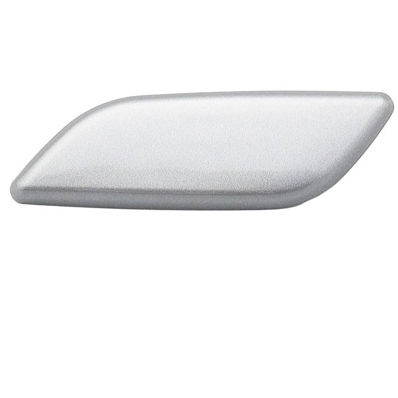 HUVNEXA Autoteil-Scheinwerferwaschdüse, Sparyer-Abdeckkappe, for Mazda, 3 Axela 2014 2015 2016, Frontstoßstangen-Scheinwerferreiniger, Jet-Deckelverkleidung Abdeckung für Autowaschdüsen(BLACK Silver L von HUVNEXA