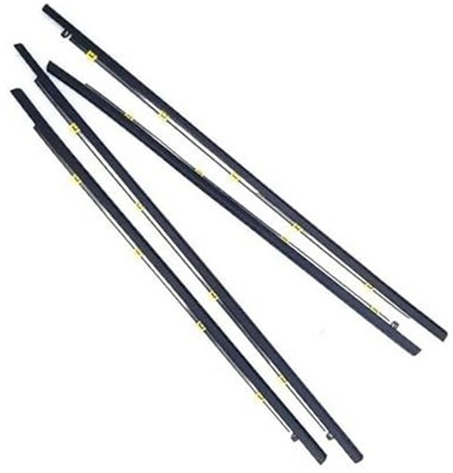 HUVNEXA Autotürkantenschutz, for CRV 2007-2022 Autofenster-Dichtungsstreifen, versilberte Seitentürglasfensterabdichtung Autodachdichtung(Black 2017-2022) von HUVNEXA