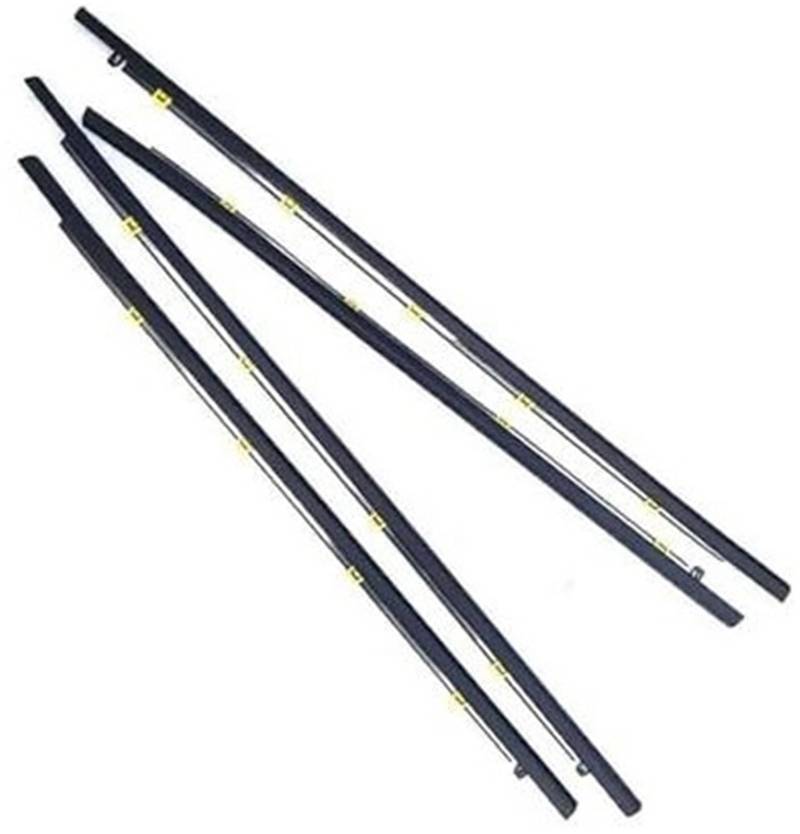 HUVNEXA Autotürkantenschutz, for CRV 2007-2022 Autofenster-Dichtungsstreifen, versilberte Seitentürglasfensterabdichtung Autodachdichtung(Black 2017-2022) von HUVNEXA