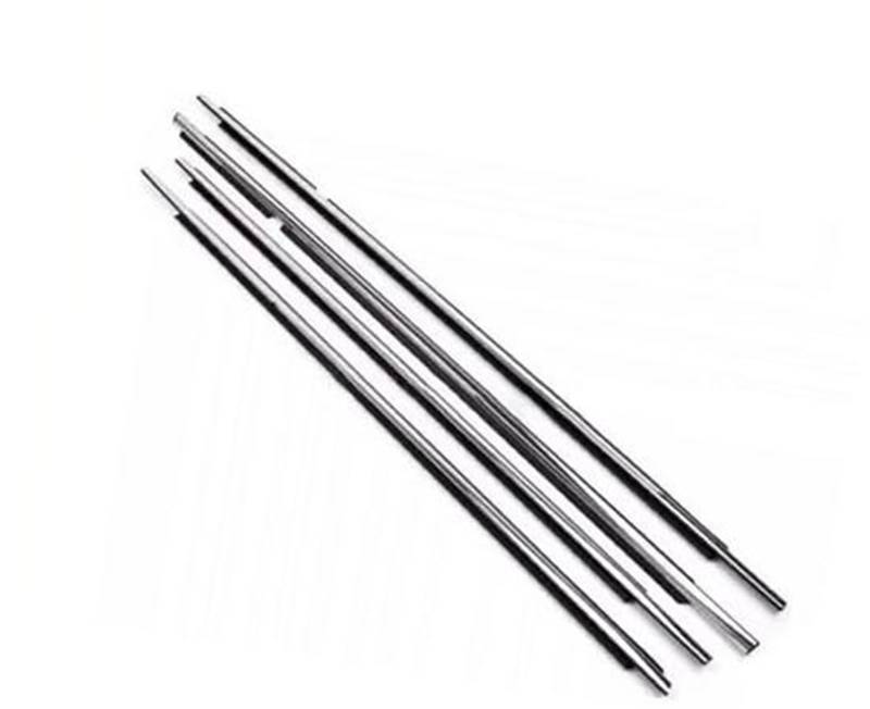 HUVNEXA Autotürkantenschutz, for Toyota, for Land Cruiser, LC200 J200 2008-2021 4-teiliges Gummi-Dichtungsprofil for die Außenfenster Autodachdichtung(Black Chrome) von HUVNEXA