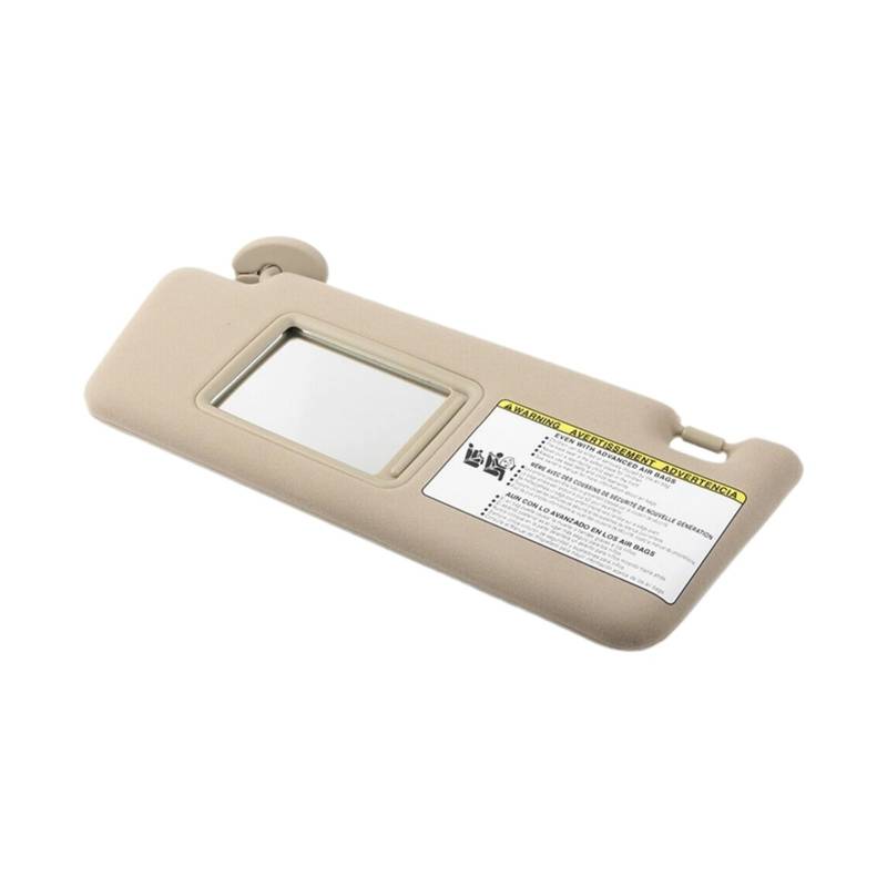 HUVNEXA Beige Sonnenblende for die Linke Fahrerseite, for Toyota, for Tacoma 2005-2012, Visier ohne Licht 74320-04181-B1 von HUVNEXA