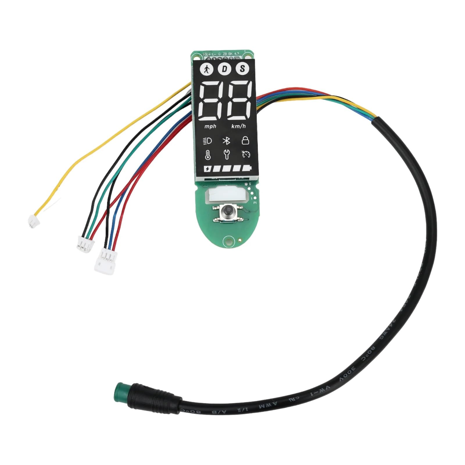HUVNEXA Bluetooth Dashboard, for Xiaomi, Elektroroller 4 Display Instrument Platine Kickscooter Ersatzteile Scooter-Armaturenbrett-Bildschirm HUVNEXA Bluetooth Dashboard, for Xiaomi, Elektroroller 4 Display Instrument Platine Kickscooter Ersatzteile Scooter-Armaturenbrett-Bildschirm von HUVNEXA