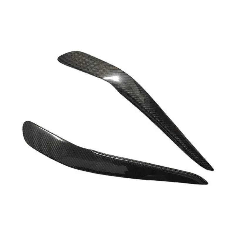 HUVNEXA C-Stil Kohlefaser-Scheinwerferabdeckungs-Augenlid, for Toyota, for Altezza 1999-2004 Fiberglas-Frontlampen-Augenbrauenaufkleber, for Lexus IS200 Autoscheinwerferaufkleber(Carbon Fiber) von HUVNEXA
