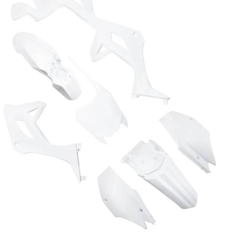 HUVNEXA CRF110 Motorradzubehör Kunststoffverkleidung Body Kit CRF 110 2022 Motocross-Schutzteile(White) von HUVNEXA