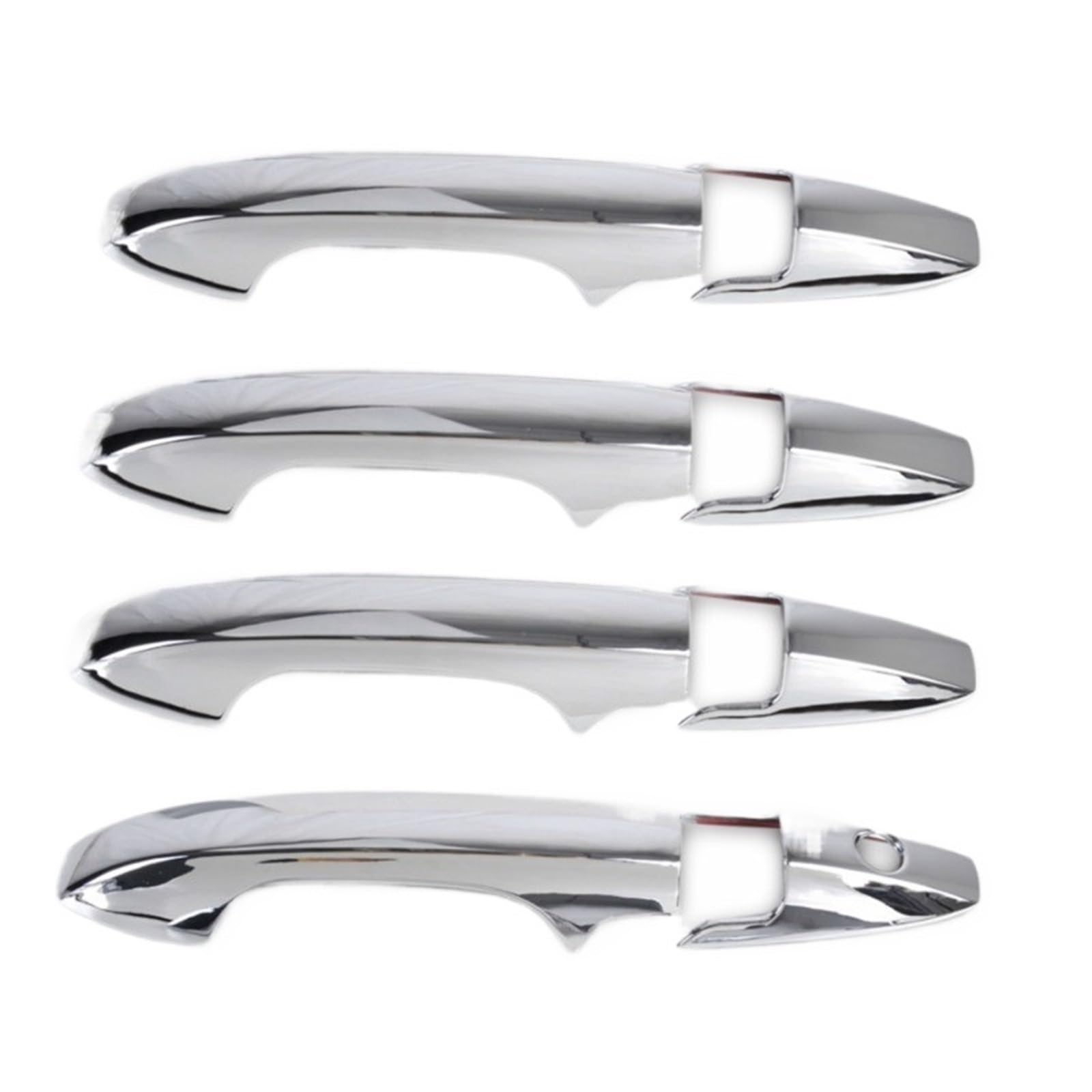 HUVNEXA CRV CR-V 2007 2008 2009 2010 2011 Hochwertige Chrom-Carbonfaser-Autotürgriffabdeckung Zieraufkleber Zubehör Abdeckung für Außentürgriffe(Silver) von HUVNEXA