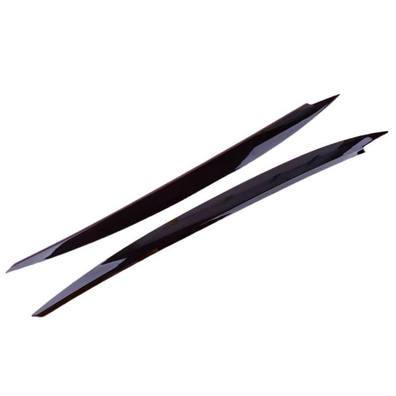 HUVNEXA DWCX 2 Stück ABS Schwarz Scheinwerfer Augenbraue Augenlider Dekoration Abdeckung Trim, for VW, for Golf 7 VII GTI GTD GTE R MK7 2012-2015 Autoscheinwerferaufkleber von HUVNEXA
