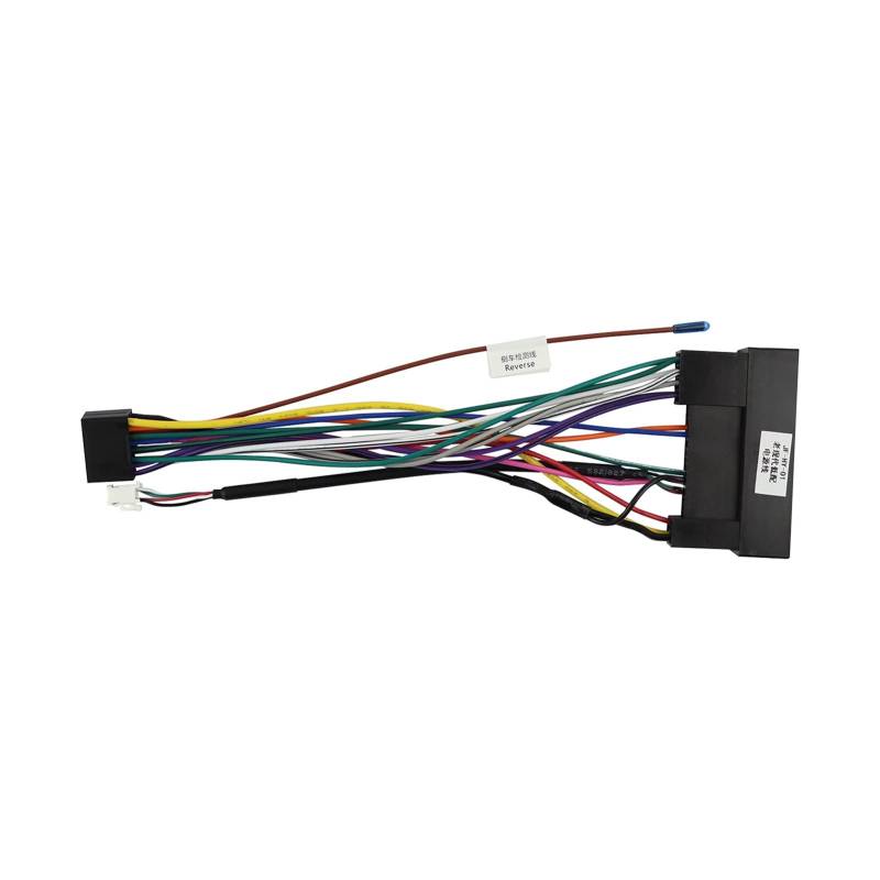 HUVNEXA Doppel-Din-9-Zoll-Radioblende, Stereo-Panel, Armaturenbrett-Set, GPS-DVD-Rahmen, Armaturenbrett-Refit-Einbaublende, for Kia, Morning ab 2016(Cable) von HUVNEXA