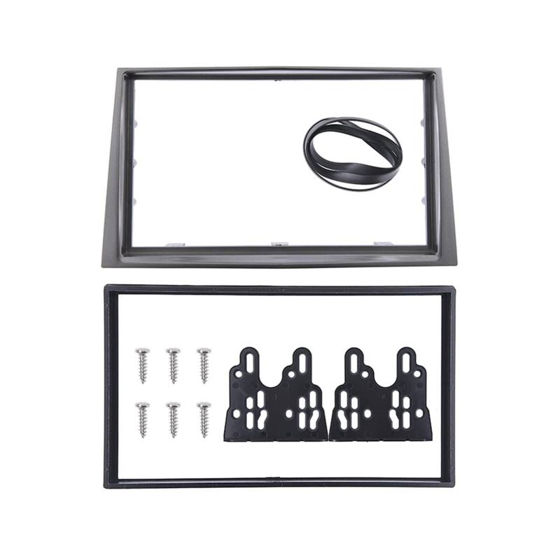 HUVNEXA Doppeltes 2-DIN-Autoradio-Blende, Armaturenbrett-Einbau-Verkleidungsset, Frontplattenblende, for Opel, Astra Antara Corsa Zafira(173x102mm) von HUVNEXA