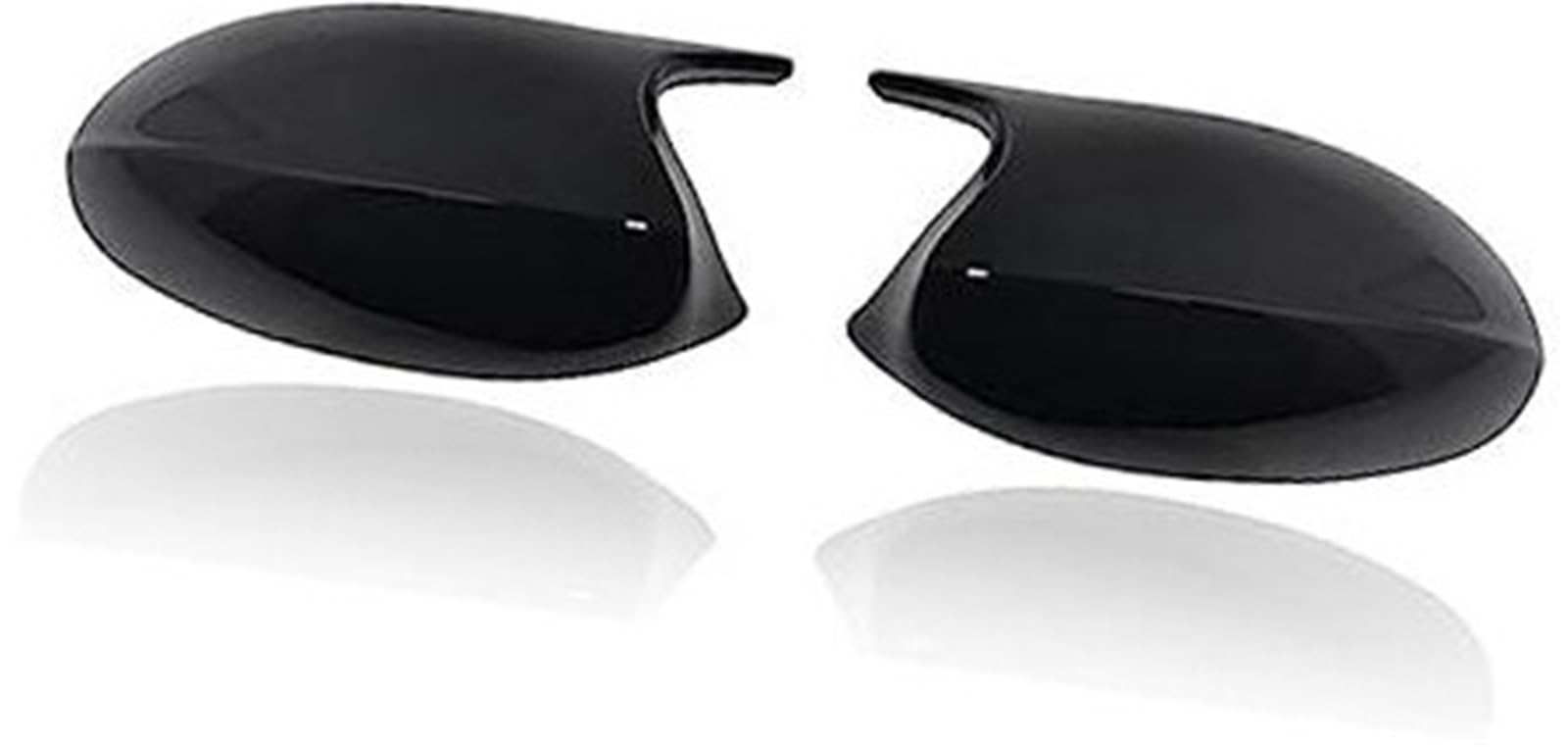 HUVNEXA Ersatz-Rückseitenspiegel-Abdeckungskappe, for, E90 E91 E92 E93 E81 E87 E82 E88 3 1 Series M Zubehör Carbon Fiber Gloss Auto-Außenspiegelabdeckung(Black ABS Black) von HUVNEXA