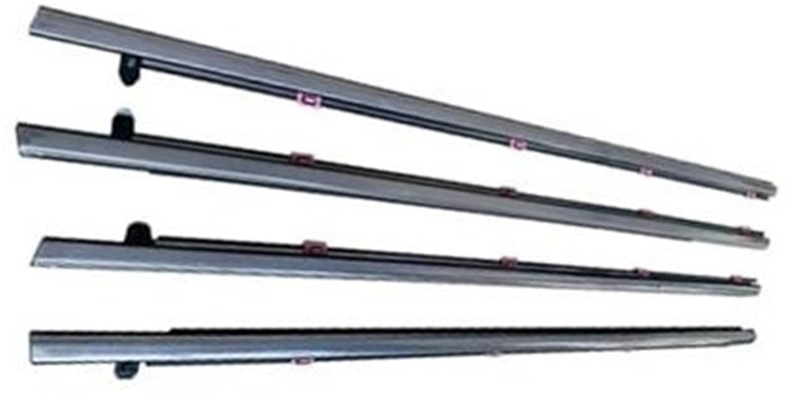 HUVNEXA Fenstertürdichtungen, 4-teilig, Auto-Zierleistendichtungsgürtel, for Accord, 9. 2014 2015 2016 Dichtungsstreifen für Autotürfenster(Black Chrome) von HUVNEXA