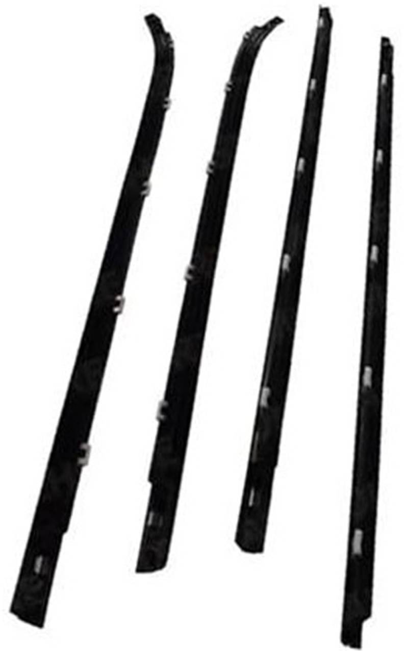 HUVNEXA Fenstertürdichtungen, 4-teilig/Satz Auto-Gummi-Fensterform-Dichtungsgürtel, for Hyundai, for I30 FD, for Hatch 2007-2012 Dichtungsstreifen für Autotürfenster von HUVNEXA