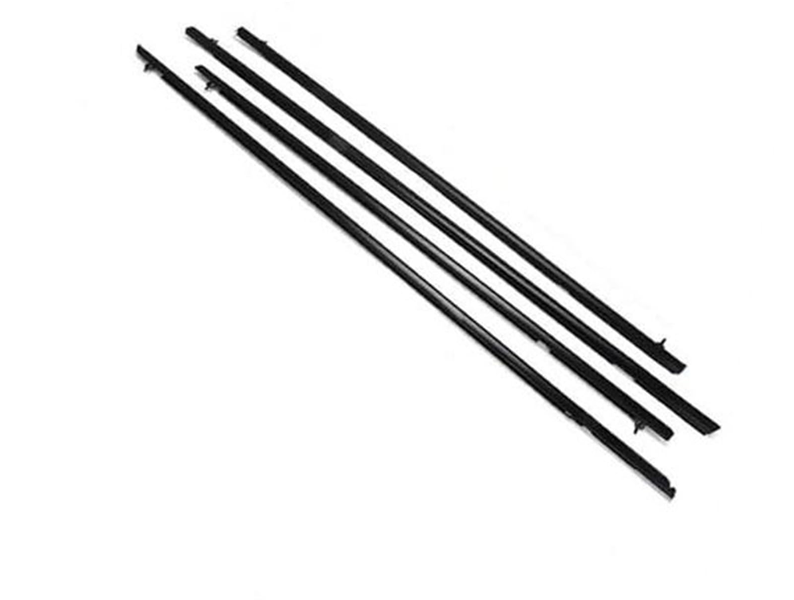 HUVNEXA Fenstertürdichtungen, for Civic, 2006-2019 Auto Silber Seitentür Glasfenster Dichtungsstreifen Wetterstreifen Formteil Ziergummi Gummi Dichtungsstreifen für Autotürfenster(Black 06-11) von HUVNEXA
