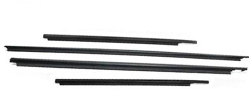 HUVNEXA Fenstertürdichtungen 4-teiliges Auto-Außentür-Gummi-Dichtungsprofil, for Toyota, for Vios 2008-2013, wasserdichtes Druckdichtungsprofil, Autozubehör Dichtungsstreifen für Autotürfenster von HUVNEXA
