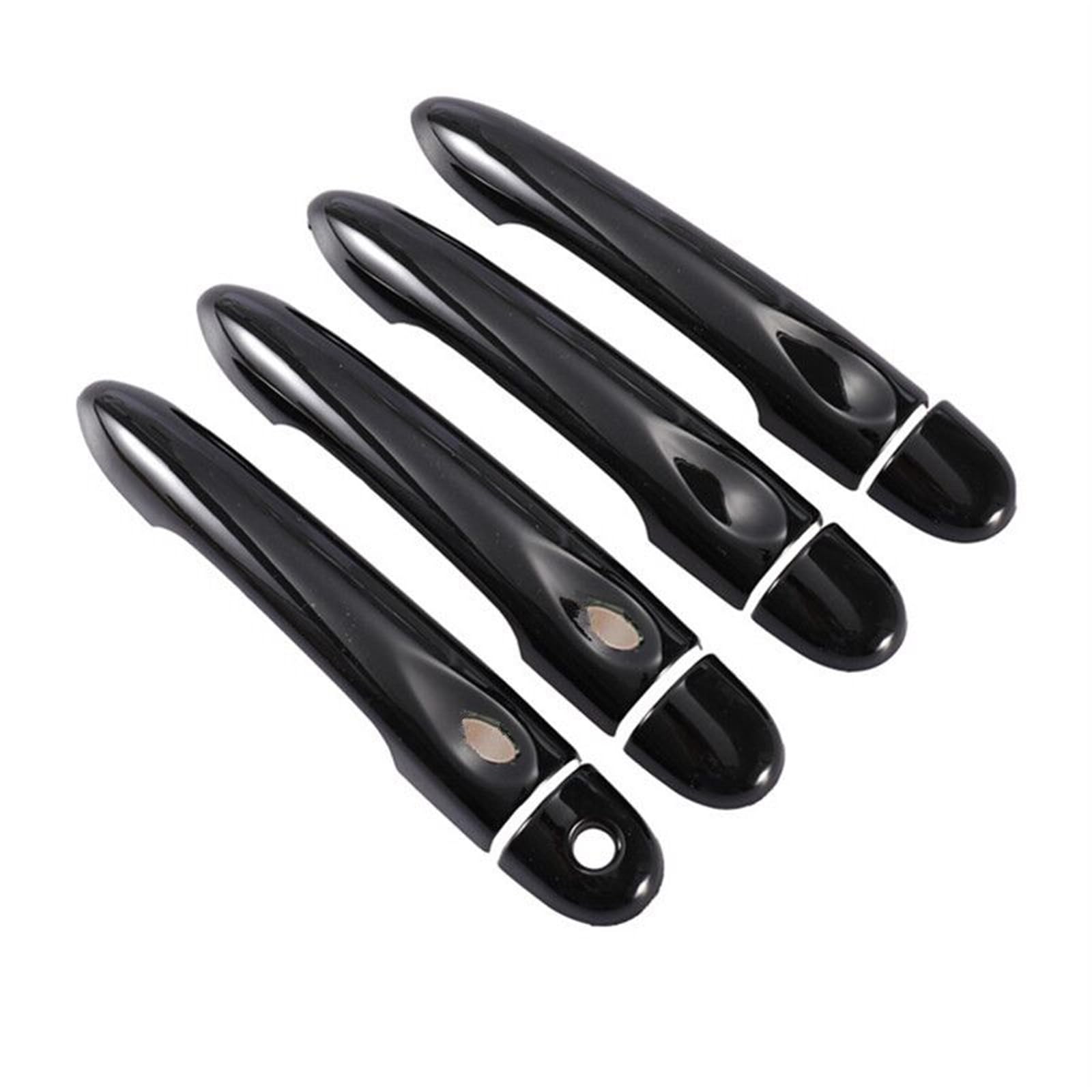 HUVNEXA Glänzend schwarzes Autotürgriff-Abdeckungs-Styling-Zubehör, for Renault, Scenic III Grand Scenic XMOD 2010-2016 Abdeckung für Außentürgriffe(4Dr 1 Key 2 Buttons) von HUVNEXA