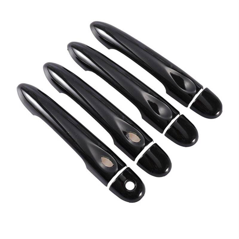 HUVNEXA Glänzend schwarzes Autotürgriff-Abdeckungs-Styling-Zubehör, for Renault, Scenic III Grand Scenic XMOD 2010-2016 Abdeckung für Außentürgriffe(4Dr 1 Key 2 Buttons) von HUVNEXA