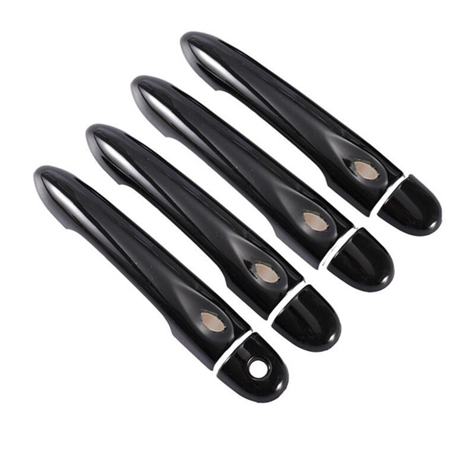 HUVNEXA Glänzend schwarzes Autotürgriff-Abdeckungs-Styling-Zubehör, for Renault, Scenic III Grand Scenic XMOD 2010-2016 Abdeckung für Außentürgriffe(4Dr 1 Key 4 Buttons) von HUVNEXA