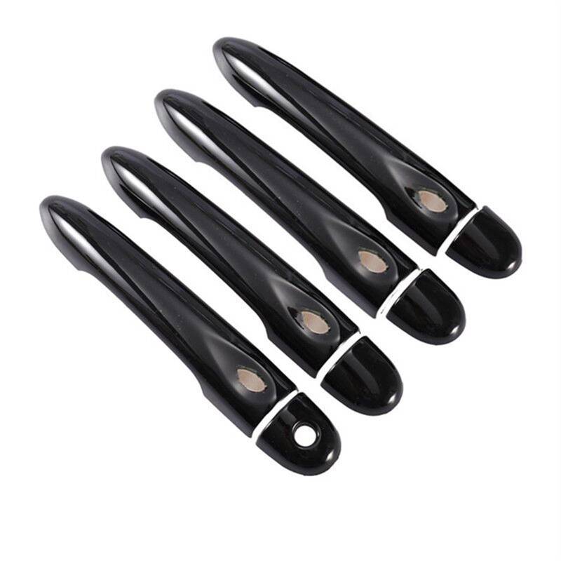 HUVNEXA Glänzend schwarzes Autotürgriff-Abdeckungs-Styling-Zubehör, for Renault, Scenic III Grand Scenic XMOD 2010-2016 Abdeckung für Außentürgriffe(4Dr 1 Key 4 Buttons) von HUVNEXA