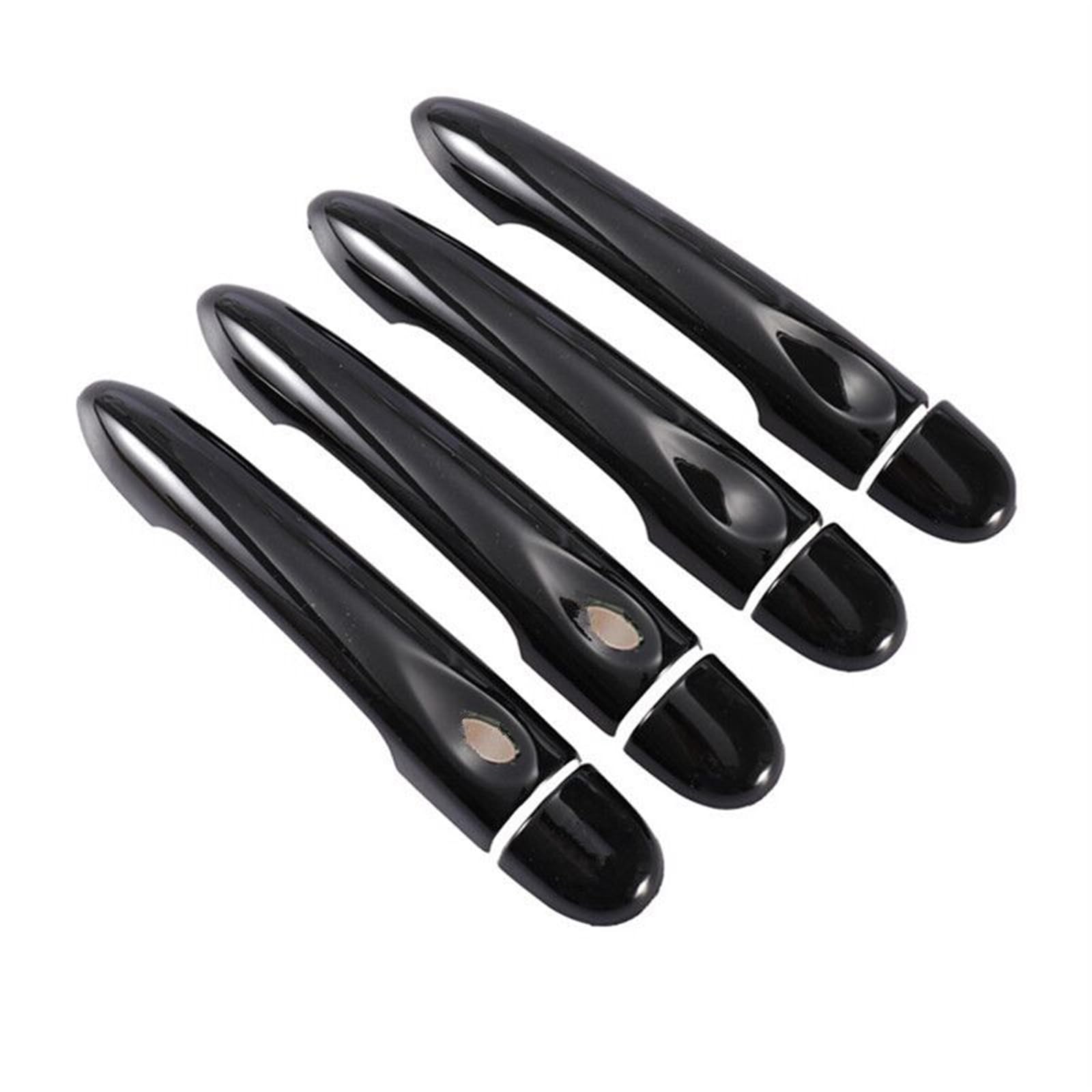 HUVNEXA Glänzend schwarzes Autotürgriff-Abdeckungs-Styling-Zubehör, for Renault, Scenic III Grand Scenic XMOD 2010-2016 Abdeckung für Außentürgriffe(4Dr no Key 2 Buttons) von HUVNEXA