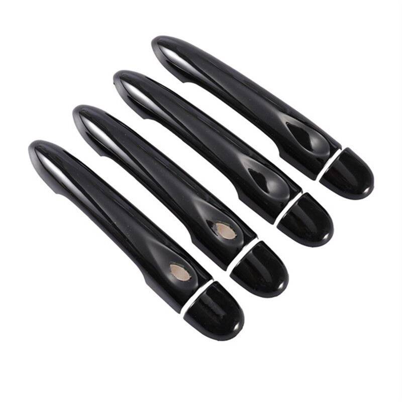 HUVNEXA Glänzend schwarzes Autotürgriff-Abdeckungs-Styling-Zubehör, for Renault, Scenic III Grand Scenic XMOD 2010-2016 Abdeckung für Außentürgriffe(4Dr no Key 2 Buttons) von HUVNEXA