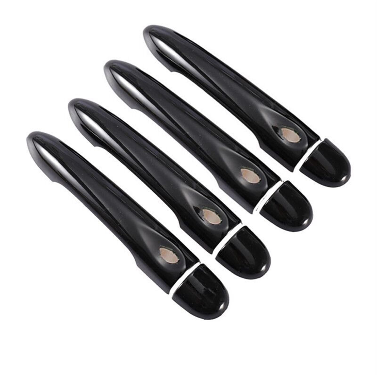 HUVNEXA Glänzend schwarzes Autotürgriff-Abdeckungs-Styling-Zubehör, for Renault, Scenic III Grand Scenic XMOD 2010-2016 Abdeckung für Außentürgriffe(4Dr no Key 4 Buttons) von HUVNEXA