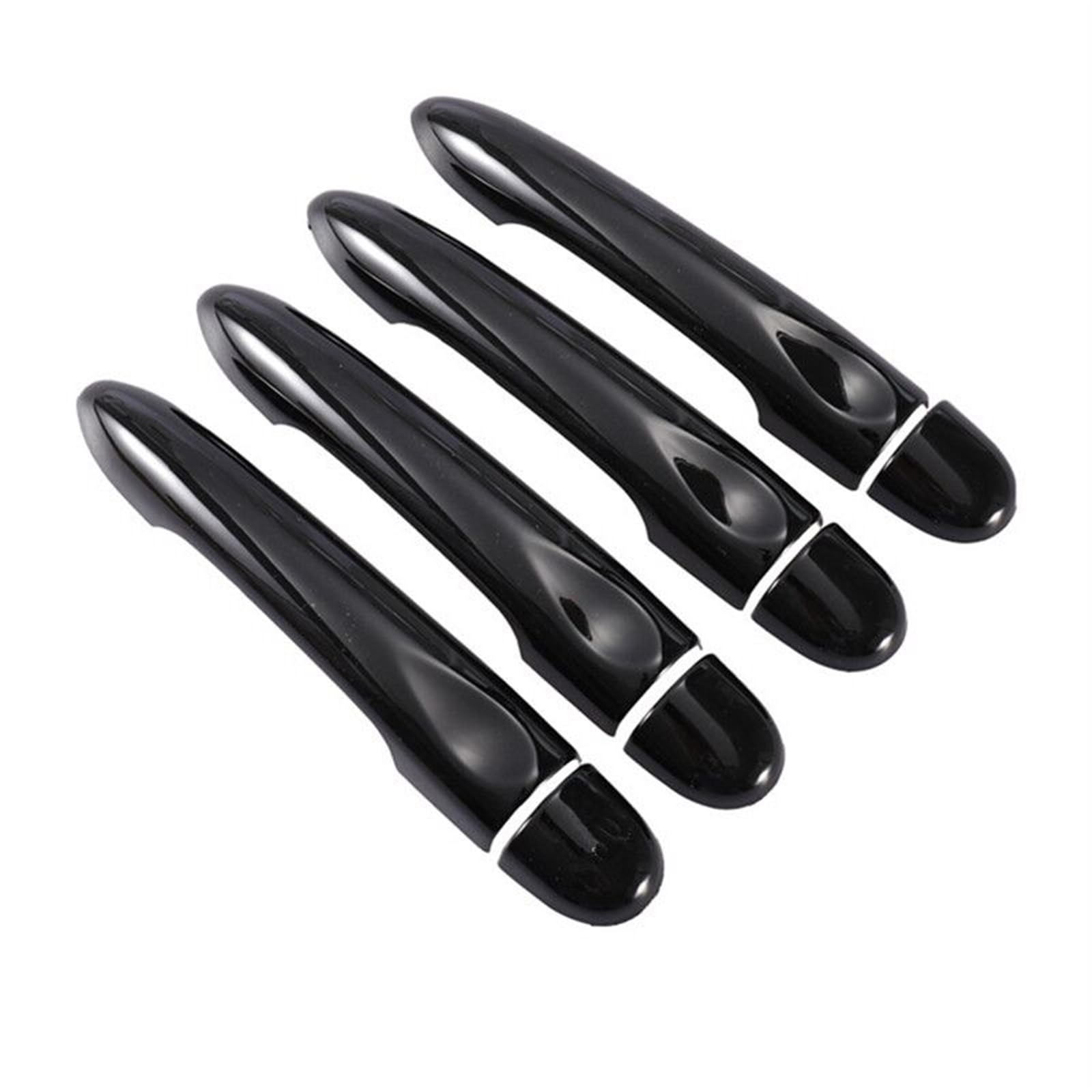 HUVNEXA Glänzend schwarzes Autotürgriff-Abdeckungs-Styling-Zubehör, for Renault, Scenic III Grand Scenic XMOD 2010-2016 Abdeckung für Außentürgriffe(4Dr no Key no Button) von HUVNEXA