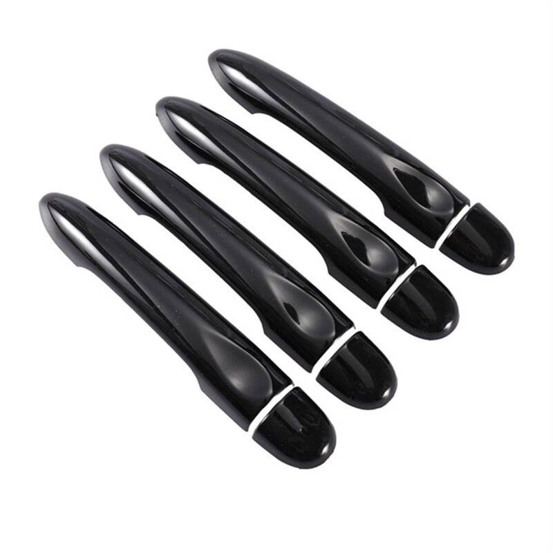 HUVNEXA Glänzend schwarzes Autotürgriff-Abdeckungs-Styling-Zubehör, for Renault, Scenic III Grand Scenic XMOD 2010-2016 Abdeckung für Außentürgriffe(4Dr no Key no Button) von HUVNEXA