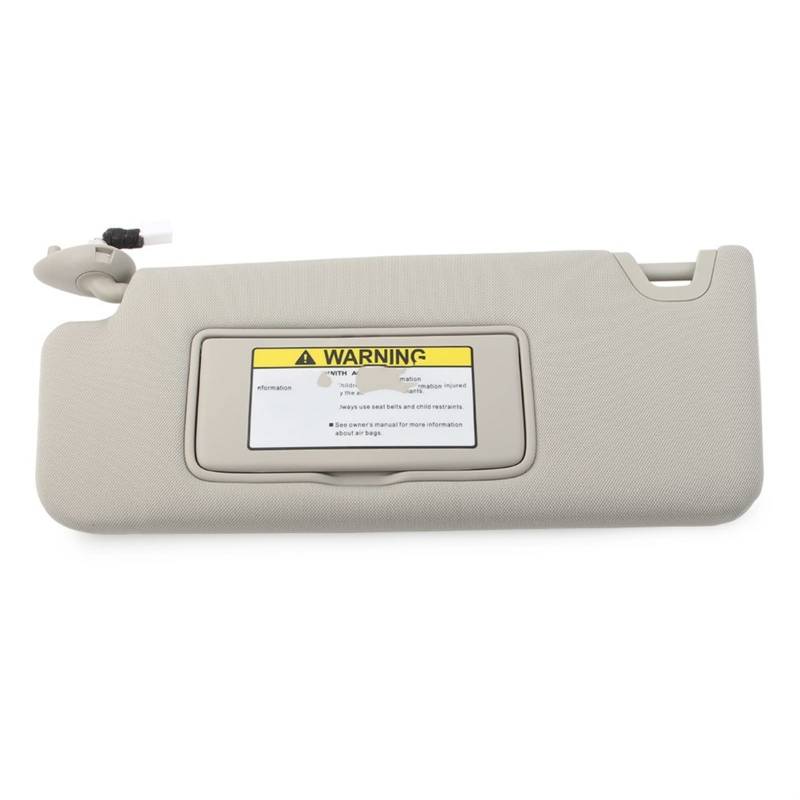 HUVNEXA Graues Autozubehör vorne Links Sonnenblende Sonnenschutz mit Lichtspiegel, for Accord 2008 2009 2010 2011, 83280TA5A51ZA Auto-Sonnenblende(Grey) von HUVNEXA