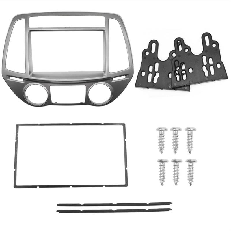 HUVNEXA Instrumententafel-Radio-Dekorrahmen, Instrumenten-Stereotafel-Radiorahmen, for Hyundai, I-20 I20 von HUVNEXA