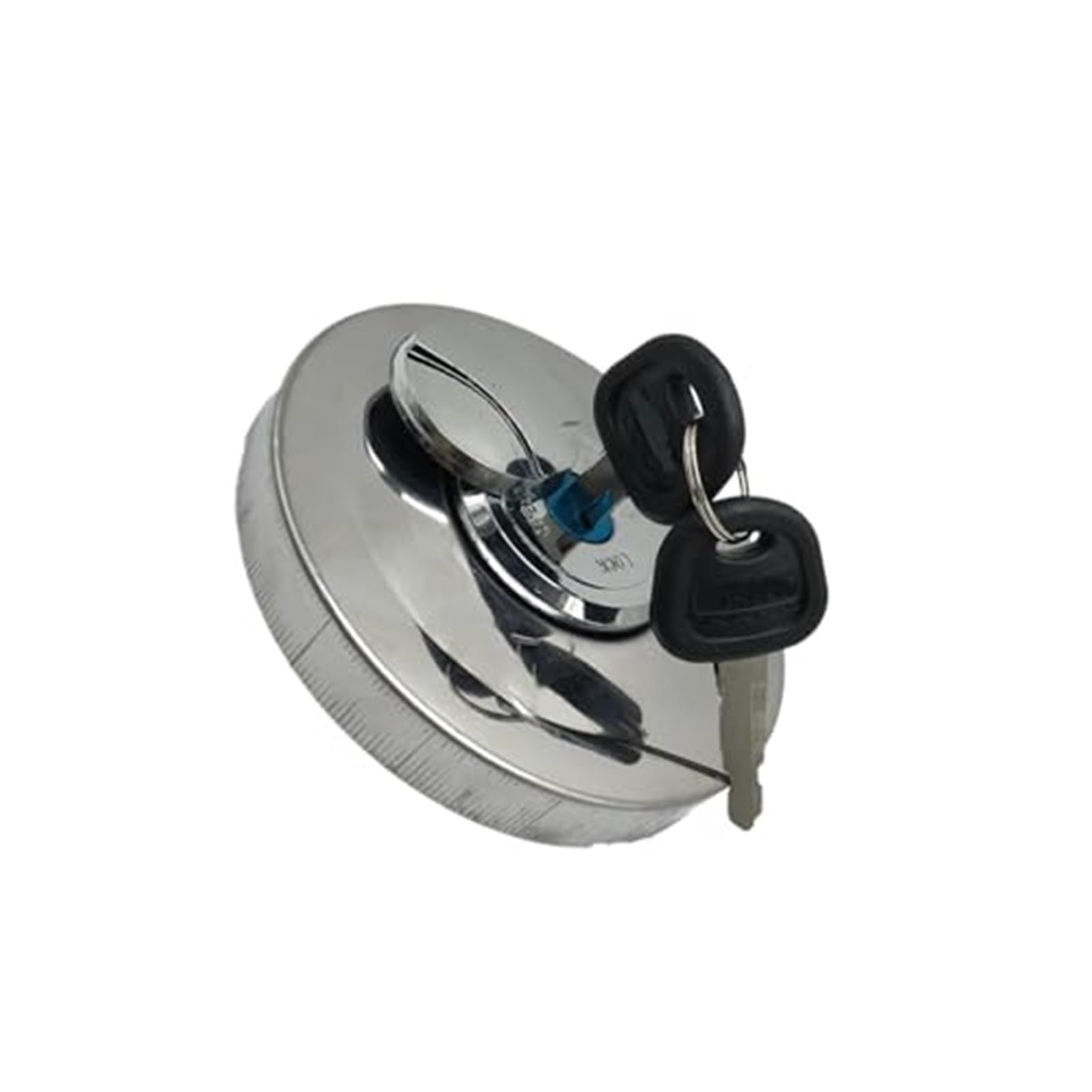 HUVNEXA Kompatibel for SANY SY SY55 65 75 135 215 235-8-9 Baggermaschine Vollautoöl Tankdeckel Tankdeckel Schlüsselabdeckung Baggerteile (Gelb) Diesel-Tankdeckel für Bagger(Silver) von HUVNEXA