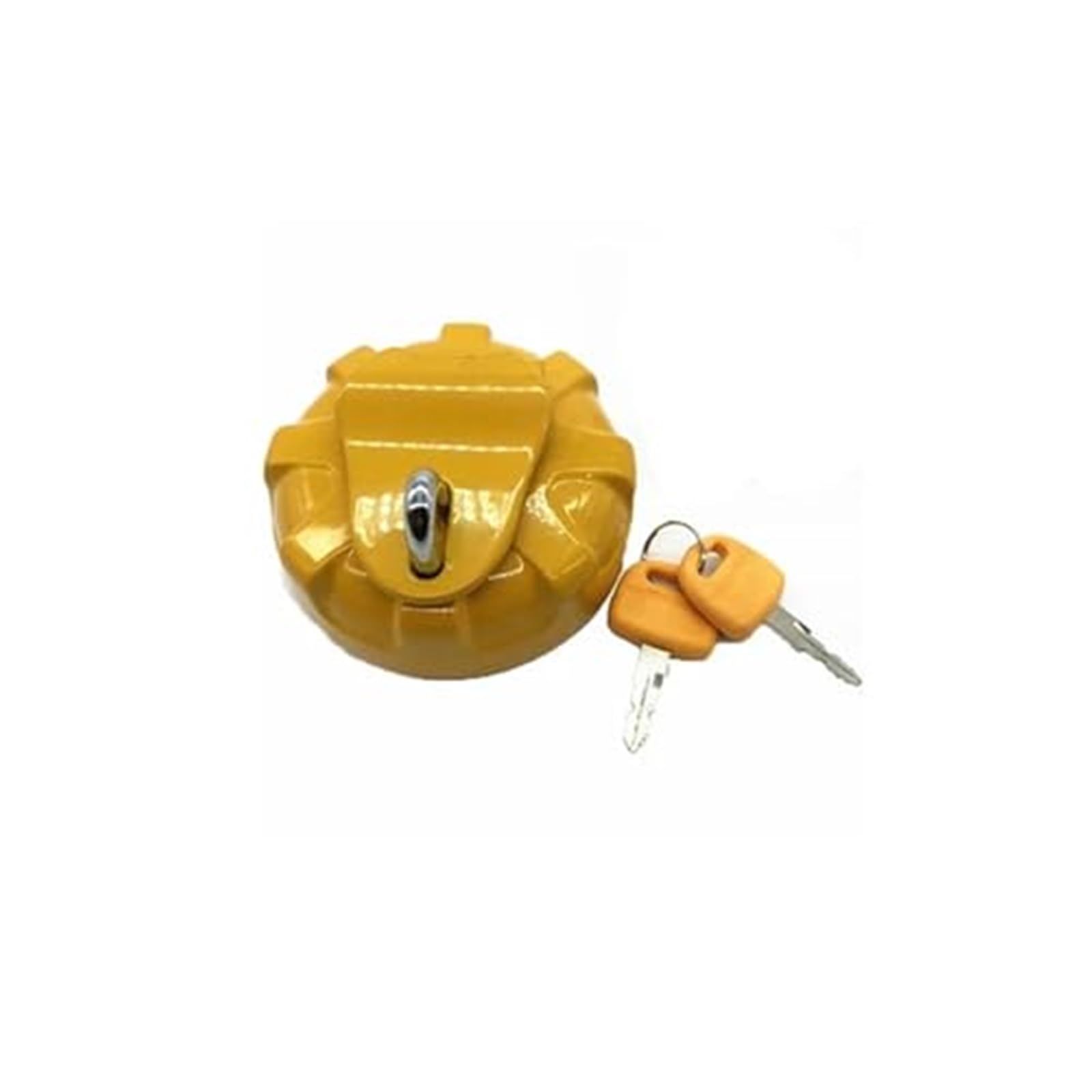 HUVNEXA Kompatibel for SANY SY SY55 65 75 135 215 235-8-9 Baggermaschine Vollautoöl Tankdeckel Tankdeckel Schlüsselabdeckung Baggerteile (Gelb) Diesel-Tankdeckel für Bagger(Yellow) von HUVNEXA