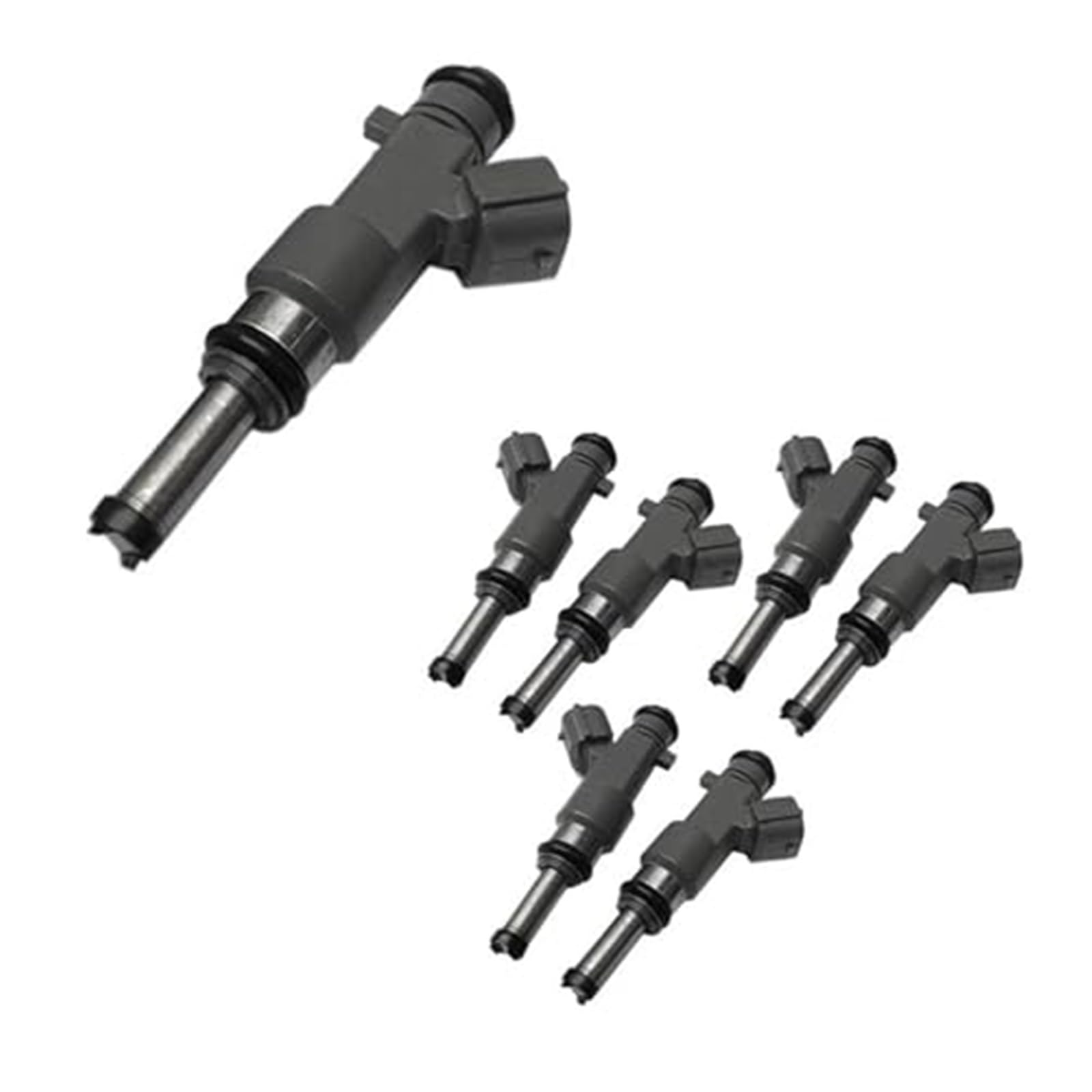 HUVNEXA Kraftstoff-Benzin-Einspritzdüsen 12 Löcher 16600-EA00A, for Equator 2005-2019 16600-EA000(Gray Set of 6) von HUVNEXA
