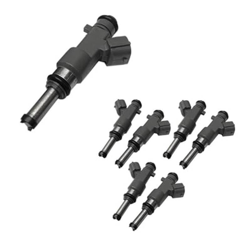 HUVNEXA Kraftstoff-Benzin-Einspritzdüsen 12 Löcher 16600-EA00A, for Equator 2005-2019 16600-EA000(Gray Set of 6) von HUVNEXA