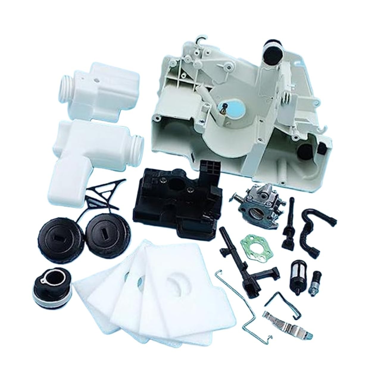 HUVNEXA Kurbelgehäuse-Vergaser-Heizöltankdeckel-Leitungsfilter-Kit, for STIHL, 018 MS180 017 MS170 Kettensäge, Ansaugkrümmer, Wellenstangenfeder Tankdeckel HUVNEXA Kurbelgehäuse-Vergaser-Heizöltankdeckel-Leitungsfilter-Kit, for STIHL, 018 MS180 017 MS170 Kettensäge, Ansaugkrümmer, Wellenstangenfeder Tankdeckel von HUVNEXA