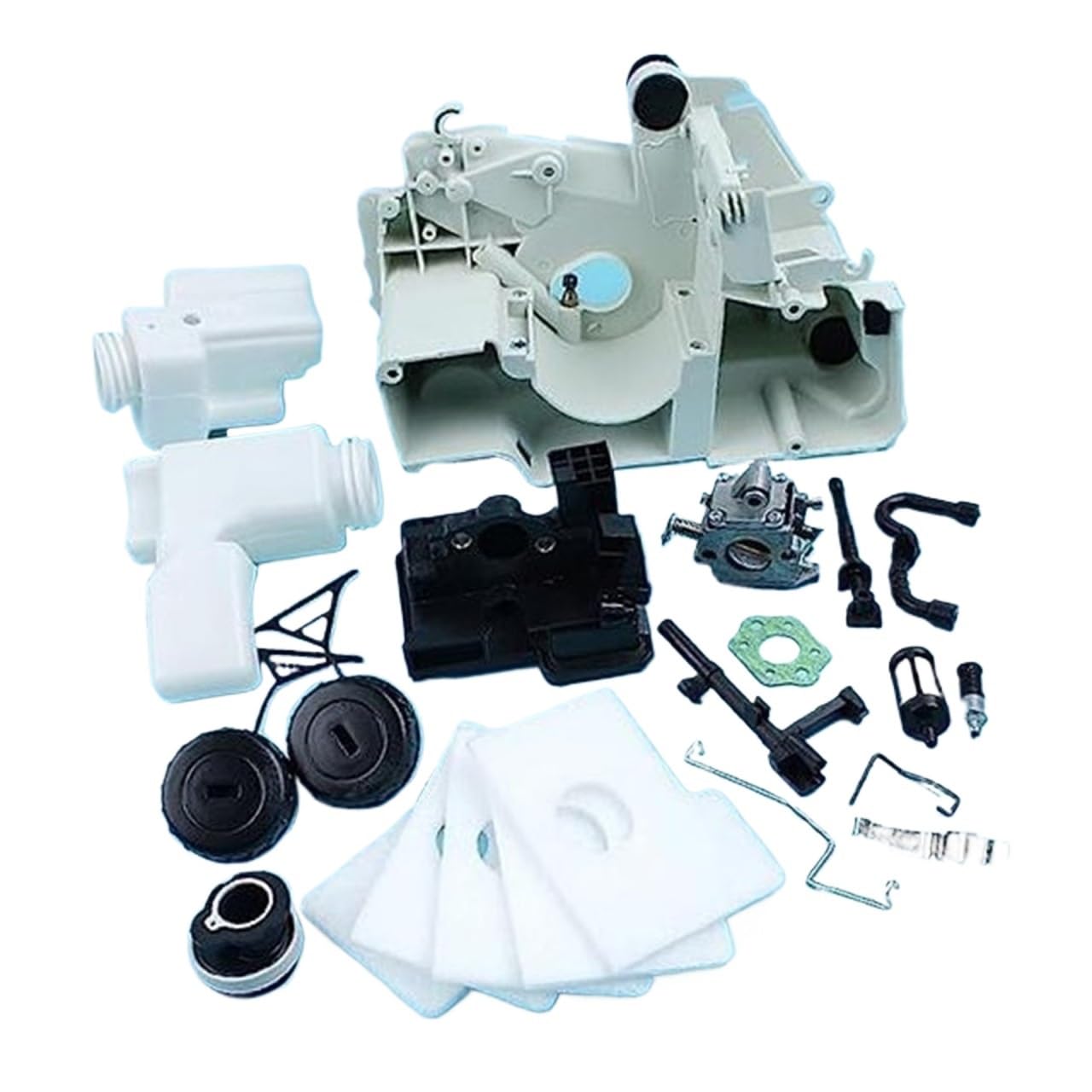 HUVNEXA Kurbelgehäuse-Vergaser-Heizöltankdeckel-Leitungsfilter-Kit, for STIHL, 018 MS180 017 MS170 Kettensäge, Ansaugkrümmer, Wellenstangenfeder Tankdeckel HUVNEXA Kurbelgehäuse-Vergaser-Heizöltankdeckel-Leitungsfilter-Kit, for STIHL, 018 MS180 017 MS170 Kettensäge, Ansaugkrümmer, Wellenstangenfeder Tankdeckel von HUVNEXA