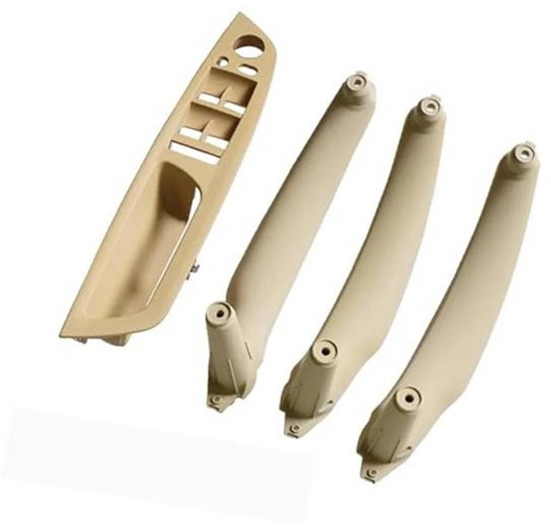HUVNEXA LHD 3 Farben Innentür Armlehne Fenster Schalttafel Zuggriff Verkleidung Ersatz, for, X5 X6 E70 E71 51416969401 Türgriff für den Autoinnenraum(Beige-4pcs) von HUVNEXA