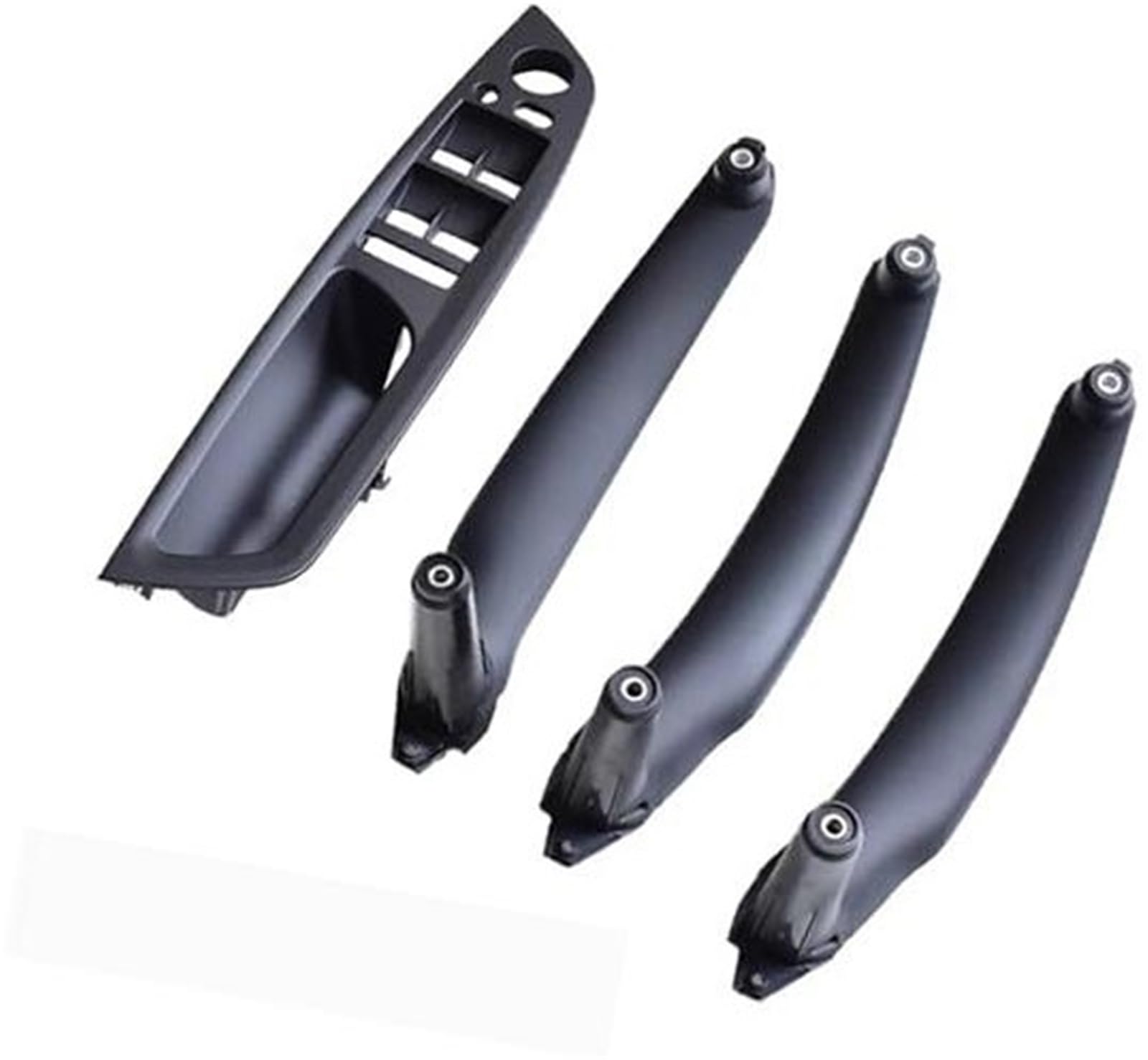 HUVNEXA LHD 3 Farben Innentür Armlehne Fenster Schalttafel Zuggriff Verkleidung Ersatz, for, X5 X6 E70 E71 51416969401 Türgriff für den Autoinnenraum(Black-4pcs) von HUVNEXA