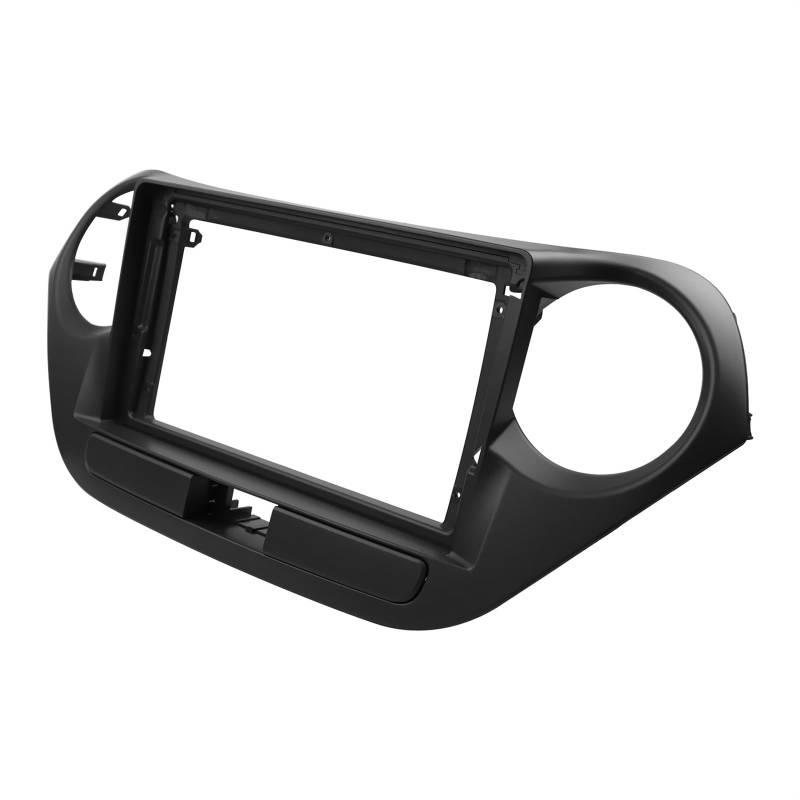HUVNEXA LHD-Linkslenker-Stereo-GPS-DVD-Player, Installationspanel, Surround-Trim-Dash-Kit-Rahmen, 9-Zoll-Radioblende, for Hyundai, I-10 2014–2016 von HUVNEXA