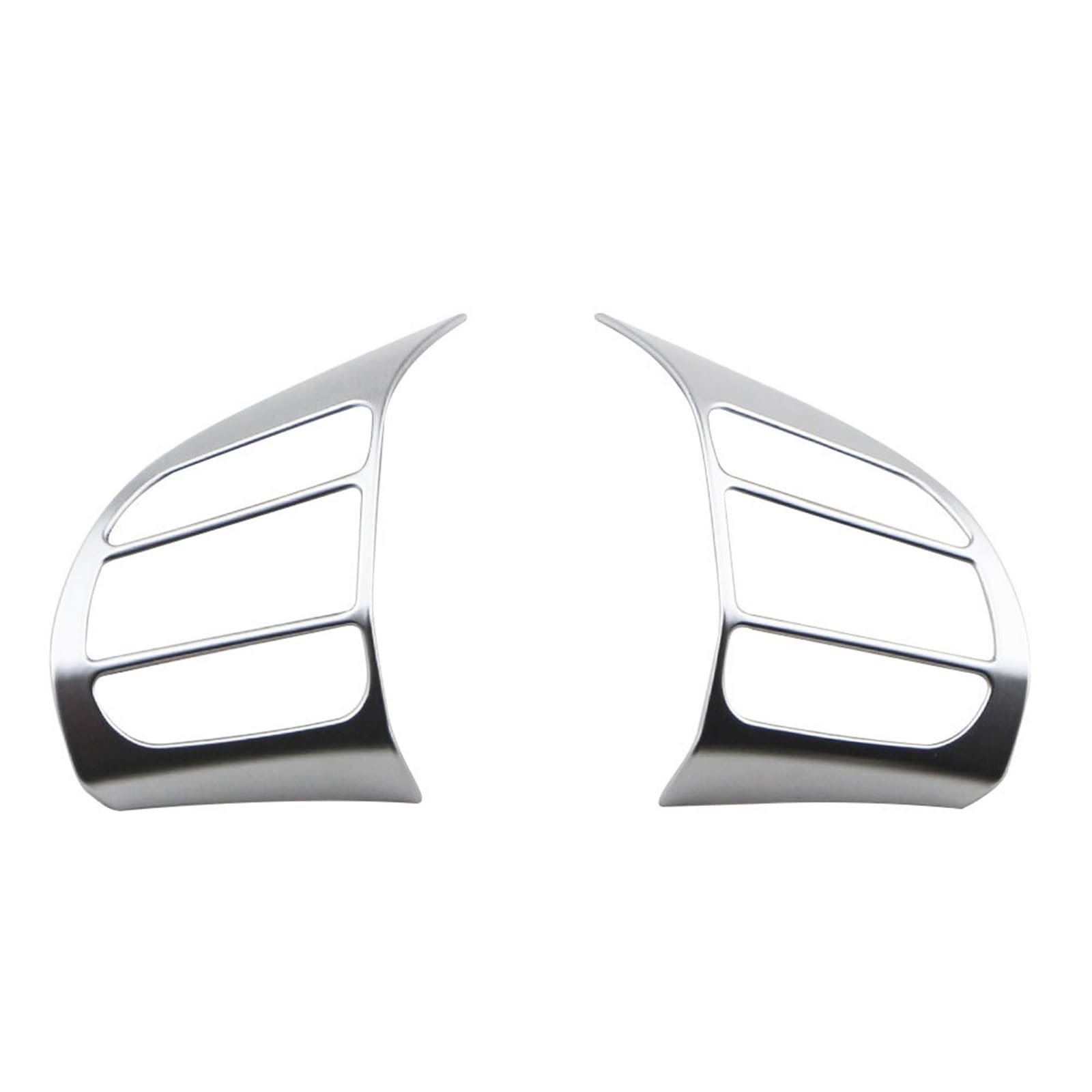 HUVNEXA Lenkradtasten Panel Dekoration Abdeckung Trim, for HYUNDAI, for Kona, for Kauai 2017 2018 2019 2020 2021 2022 Auto-Lenkrad-Aufkleber(SILVER) von HUVNEXA