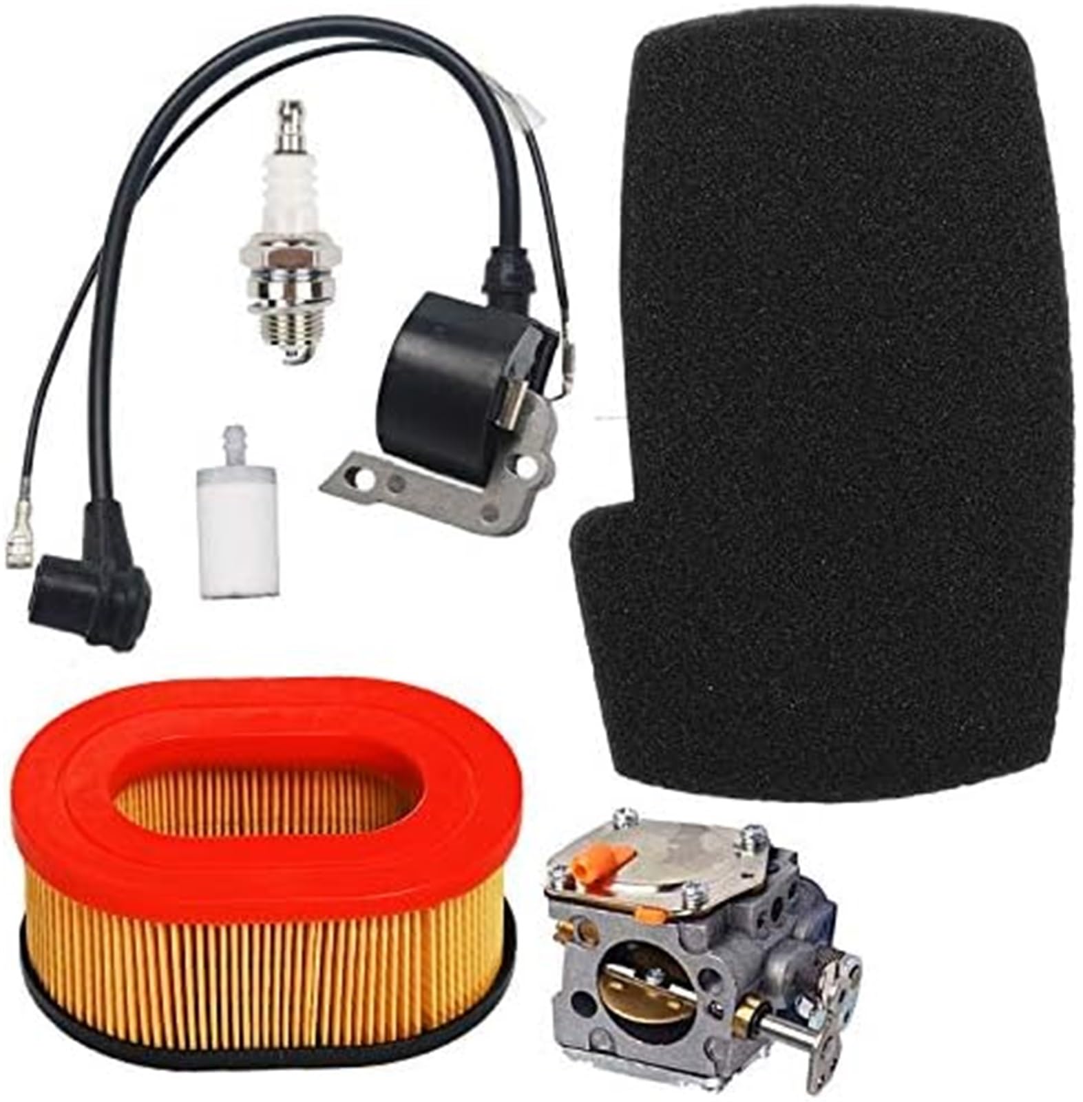 HUVNEXA Luftfilter-Kombination, Vorreiniger, Vergaser, Zündspule, Zündkerze, Kraftstofffilter, Tuning-Kit, for Partner, K650, K700, Trennsägen, Motor 506-22-42-01, 506 22 63-01 HUVNEXA Luftfilter-Kombination, Vorreiniger, Vergaser, Zündspule, Zündkerze, Kraftstofffilter, Tuning-Kit, for Partner, K650, K700, Trennsägen, Motor 506-22-42-01, 506 22 63-01 von HUVNEXA