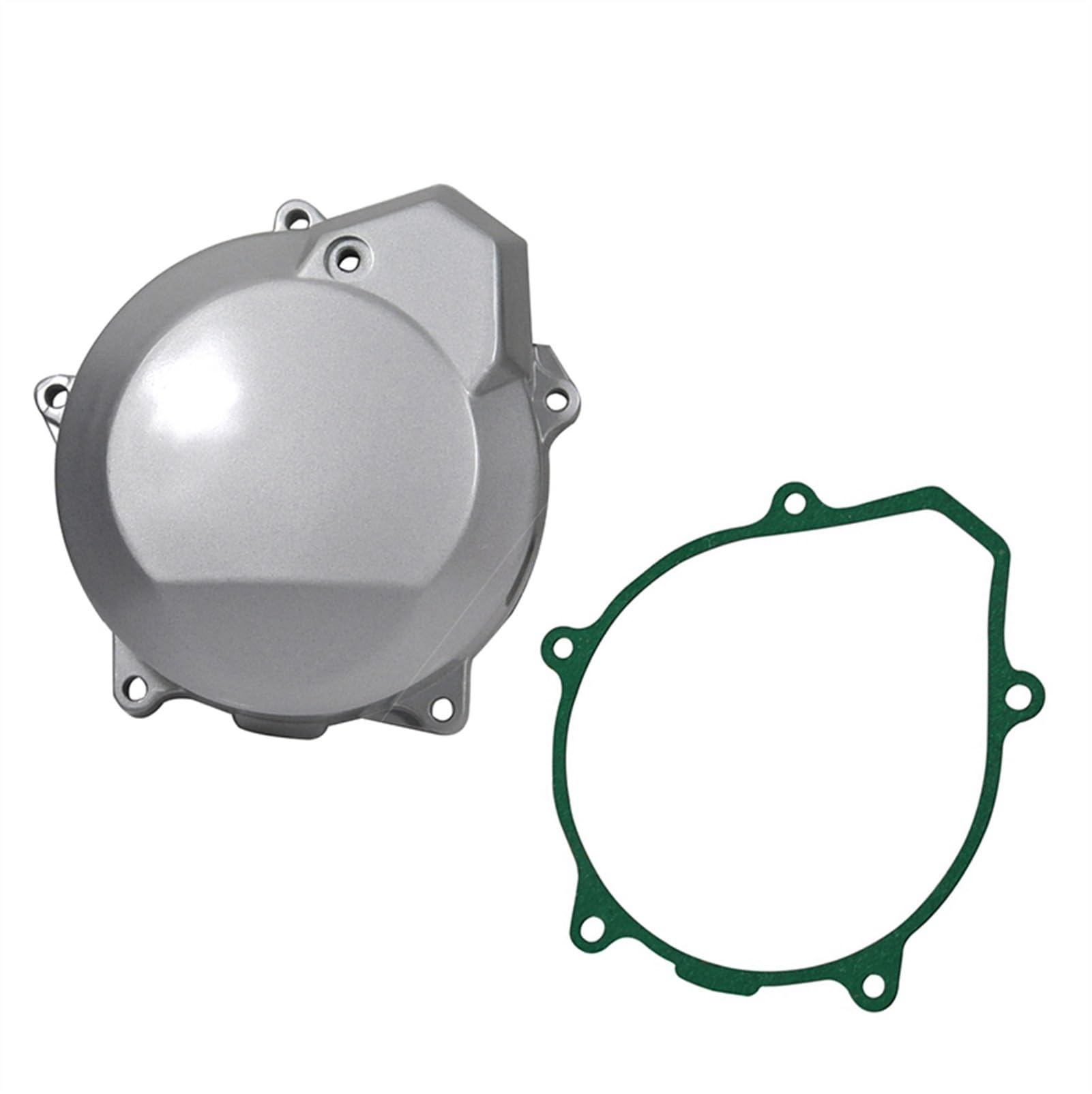 HUVNEXA Motorrad Generator Kurbelgehäuse Motor Stator Abdeckungen Mit Dichtung, for Yamaha, FZR600 1989-1999 FZR500 1989-1990(Silver) von HUVNEXA