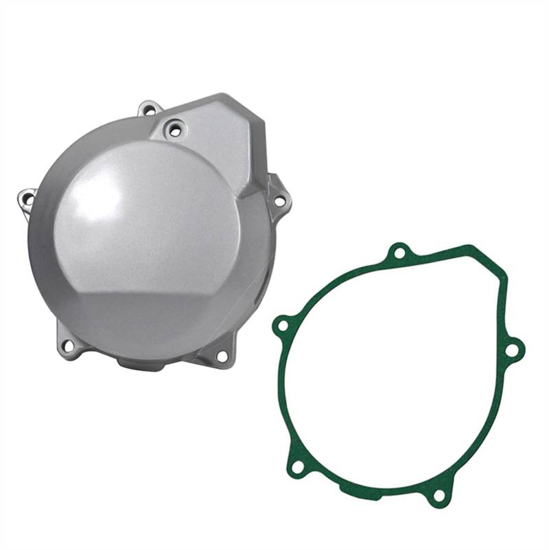 HUVNEXA Motorrad Generator Kurbelgehäuse Motor Stator Abdeckungen Mit Dichtung, for Yamaha, FZR600 1989-1999 FZR500 1989-1990(Silver) von HUVNEXA