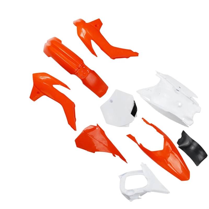 HUVNEXA Motorrad Kunststoff Abdeckung Verkleidung Körper Kunststoff Abdeckung Kit Set KT 85 Dirt Bike Pit BIK KT85 Motocross(Orange) von HUVNEXA
