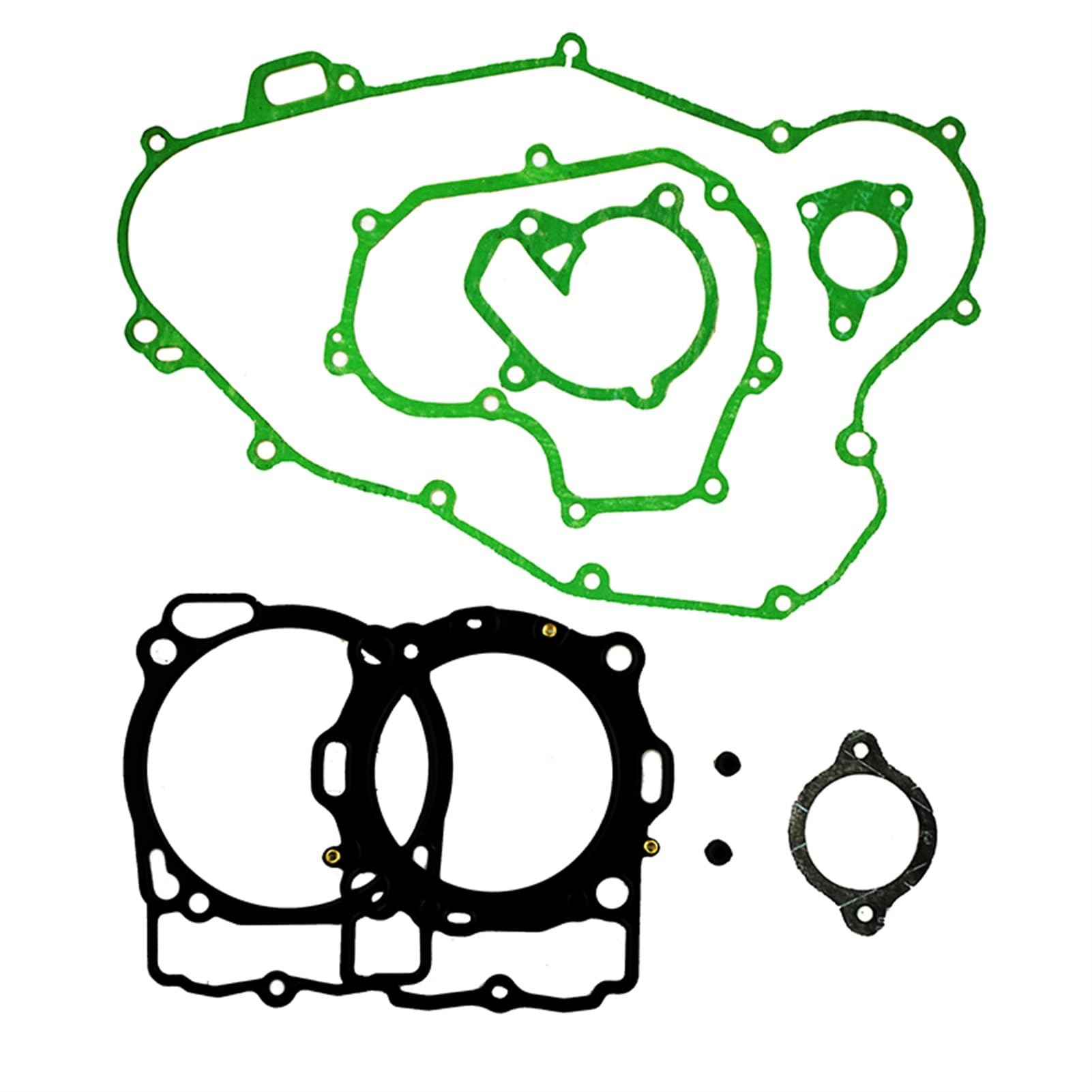 HUVNEXA Motorrad Motor Kurbelgehäuse Stator Kupplung Abdeckung Dichtung Zylinder Top Ende Dichtung Set 400 450 530 EXC XCW 2008-2011(Gasket kit) von HUVNEXA