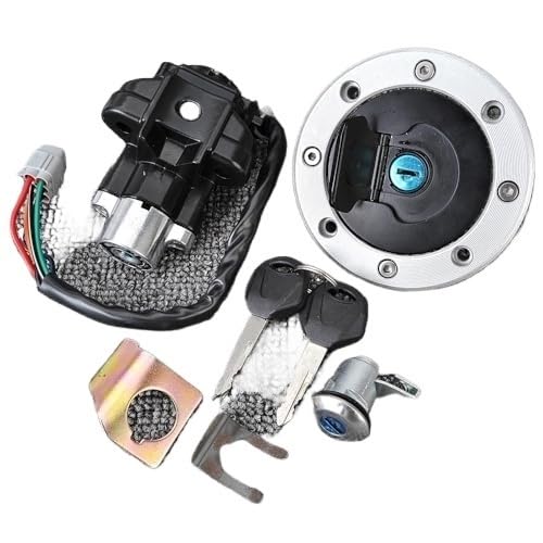 HUVNEXA Motorräder Zündschloss Tankdeckel, for Sitz, Schlüsselschloss-Set, for DL1000 V-Strom 2002-2012 DL650 V-Strom 2004-2011 37000-06860 37000-06880 37000-27860 von HUVNEXA