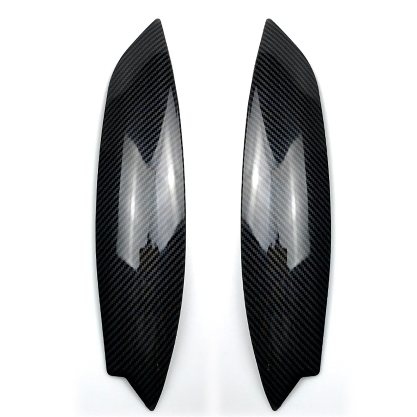 HUVNEXA Paar Auto Frontscheinwerfer Augendeckel Augenbrauen Augenlider Abdeckung Trim, for VW, for Golf 5 MK5 GTI R R32 2005-2007 Body Kits Tuning Autoscheinwerferaufkleber(Carbon Look) von HUVNEXA