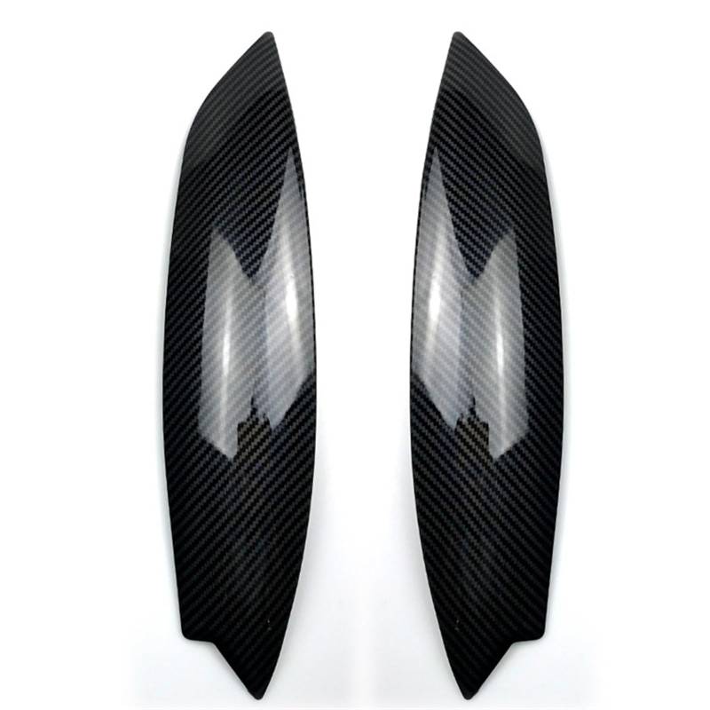 HUVNEXA Paar Auto Frontscheinwerfer Augendeckel Augenbrauen Augenlider Abdeckung Trim, for VW, for Golf 5 MK5 GTI R R32 2005-2007 Body Kits Tuning Autoscheinwerferaufkleber(Carbon Look) von HUVNEXA
