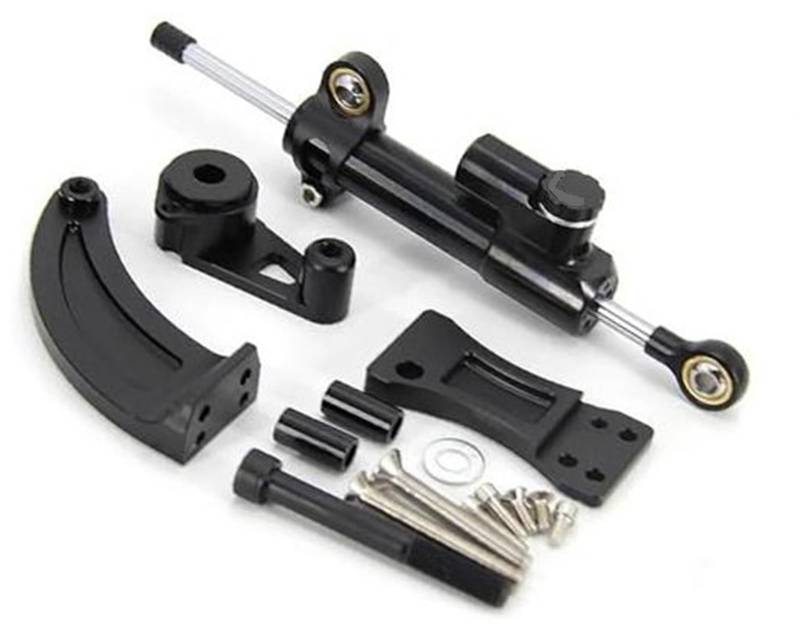 HUVNEXA Richtungslenkungsdämpfer-Halterungssatz, for Dualtron, Spider Raptor2 Eagel Pro Elektroroller-Montage Lenkungsdämpfer für Elektroroller(Black Damper Bracket Kit A1) von HUVNEXA
